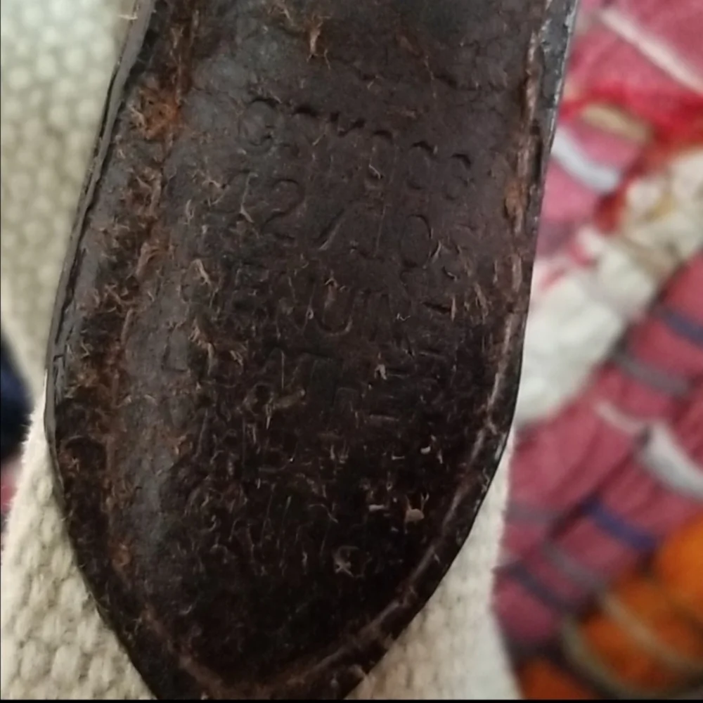 VTG Columbia Mens Fishing Hunting Leather Belt